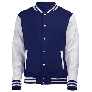 Chaqueta de béisbol Reversible de lana de alta calidad para hombres Stand Winter Pattern Chenille Bordado CollegeBaseballjacket para hombres - Product Image 4