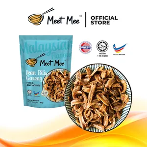 ปลาแอนโชวี่ทอดกรอบรสเผ็ด อิกันบิลิส โกเรง-ฮาลาล อาหารทะเลขบเคี้ยว - Product Image 1