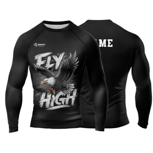 Rash Guard para hombres Spandex UPF50 Surf Diving Rashguard Gym Compression Shirts - Product Image 6