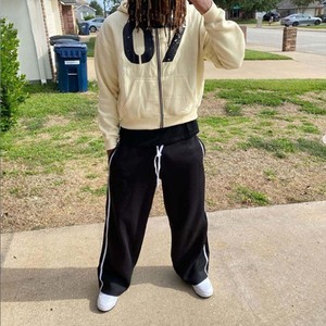 Sudaderas con capucha con cremallera para hombre con logotipo personalizado de estilo callejero 500Gsm, diseño personalizado, sudadera con cremallera de poliéster y algodón 100% de peso pesado para hombre - Product Image 3