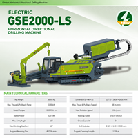 Machine de forage horizontale électrique GOODENG GSE2000-LS 2100 KN pour la pose de canalisations urbaines