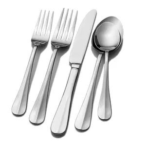 Fine Quality Modern Hotel Flatware Wholesale Indian Suppliers Silver Plated Cutlery Set at Cheapest Price for Lunch & Dinner