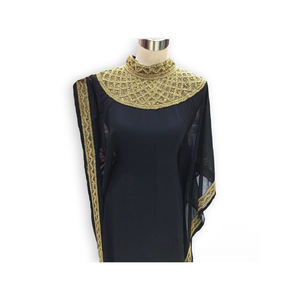 Robe caftan perlée brodée à la main de haute qualité pour femmes vêtements et accessoires musulmans traditionnels - Product Image 1