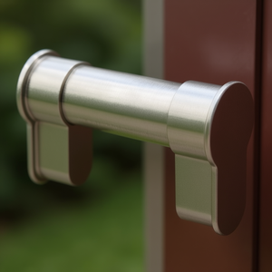 Universal Nickel-Plated <b>Dummy</b> Cylinder 153215 for Door Thicknesses 50-76 mm for Lock Cylinders - Product Image 3