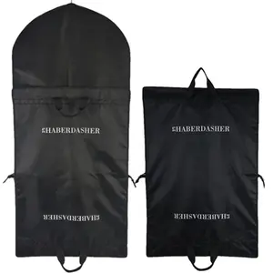 Custom Luxury Cloth Dustproof Cover Non Woven Garment Bag For Wedding Dress Suit Dress Garment Dustproof Cover Bag