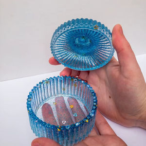 Bandeja Redonda Estilo Cuerno de Animal, Hecha a Mano, para Frutos Secos, Dulces, Caja de Aperitivos, Utensilios de Cocina, Obra de Arte Coleccionable, Regalo para Ella, Decoración - Product Image 1