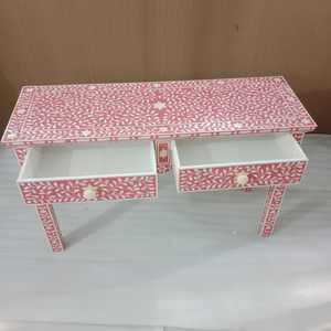 Table console haut de gamme en incrustation d'os, idéale pour les projets de design d'intérieur haut de gamme et l'ameublement de luxe par Tradebyd - Product Image 2