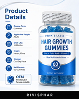Gummies de glycinate de magnésium à formule personnalisée OEM/ODM, complément alimentaire sous marque privée pour une immunité améliorée, dose de 500 mg