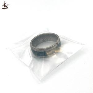 Original <b>Titanium</b> <b>Ring</b> Laser Damascus Grain For Men And Women Steel Green Finger Wedding Bands Valentine's Day Gift High Jewelry - Product Image 5