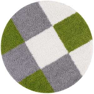 Juego de Alfombras Geométricas Verdes Myshaggy - Product Image 4