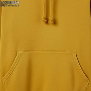 Sudadera con capucha de lana polar para hombres Otoño Invierno letra americana dobladillo impreso ajustable diseño de cordón sudaderas con capucha hombres - Product Image 1