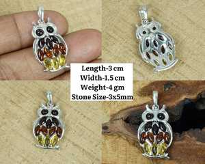 Pendentif en ambre de la Baltique fait main en argent Sterling 925 bijoux en pierres précieuses élégant collier en pierre d'ambre cadeau pour elle - Product Image 2