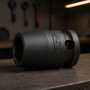 Hazet 3/8'' 6-Point Square <b>Impact</b> <b>Socket</b> with Traction Profile - Product Image 3