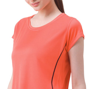 Camiseta de mujer de poliéster 100% hecha a medida, Camisetas estampadas ecológicas para mujer - Product Image 4