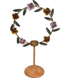 Star Round Shape Design <b>Small</b> Iron/Aluminum/Brass <b>Candle</b> Holder Handmade Home Decoration Stand for Christmas & Festival - Product Image 3