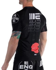 Rashguard MMA BJJ pour homme de bonne qualité, manches longues, 100% coton, tissu extensible quadridirectionnel, couleur/taille personnalisable, logo personnalisé - Product Image 6