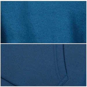 100% algodón orgánico Unisex Tech Fleece transpirable ropa de gimnasio estampado cremallera sudaderas con capucha conjunto de dos piezas traje de entrenamiento de Fitness - Product Image 4
