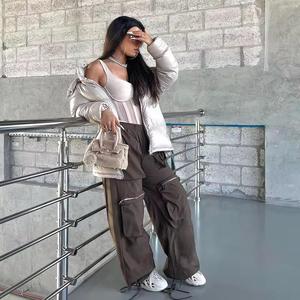 Jeans baggy en denim respirant personnalisé | jeans brodés unisexes décontractés pour des looks décontractés et streetwear - Product Image 5