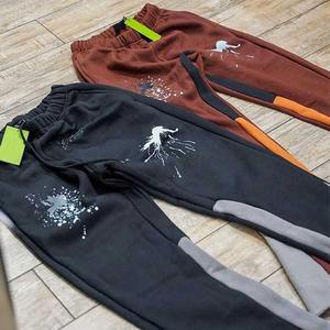 2024 Streetwear Joggers sueltos apilados Flare Fit pantalones de chándal hombres pantalones de chándal acampanados - Product Image 5