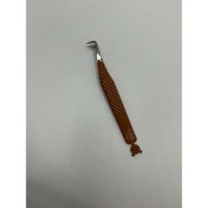Precision Stainless Steel <b>Eyelash</b> Extension Tweezers Curved Pointed Tip for Volume <b>Application</b> - Product Image 4