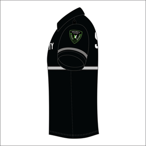 Uniformes DE SEGURIDAD personalizados Camisetas Polo reflectantes negras para guardias de seguridad Uniformes de guardia de seguridad duraderos - Product Image 3