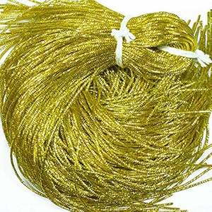 Matériel de broderie Zardozi, fil de bullion Nakshi pour bijoux et broderie, couleur bordeaux 1 mm (100 grammes) - Product Image 6