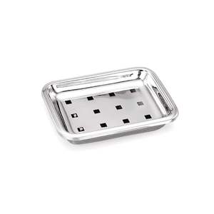 Boîte à savon rectangulaire en acier inoxydable, boîte à savon rectangulaire en acier inoxydable - Product Image 4