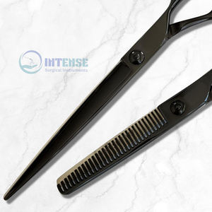 Ensemble de ciseaux de coiffure et de ciseaux à effiler en acier inoxydable Outils de coupe de cheveux de coiffeur professionnel pour salon et usage domestique - Product Image 2