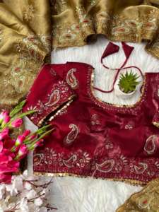 ชุดแฟชั่นแฟนซีเสื้อไหม zimmy Choo นุ่มแท้พร้อมชุดปักลายสวยงาม3มม. ผู้ส่งออกทั่วโลก - Product Image 2