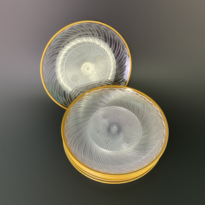 Folin-Sinhirose, colores personalizados de alta calidad, bandeja circular de 190mm de diámetro, proceso de blíster de alimentos PP, plato de plástico para Sushi hecho en Vietnam - Product Image 4