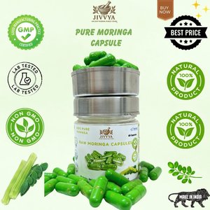 แคปซูลมะรุมบริสุทธิ์100% ได้รับการทดสอบจากห้องปฏิบัติการและได้รับการรับรอง NON-GMO การส่งออกทั่วโลก - Product Image 2