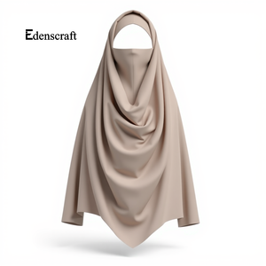 Abaya Islámica Larga y Modesta para Mujer, Personalizable, Ligera, Transpirable, de Tela de Poliéster, Elegante, Ropa Tradicional, Talla Grande - Product Image 1