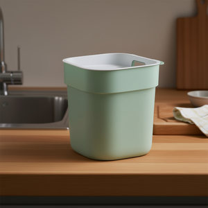 Ready Green <b>Plastic</b> <b>Kitchen</b> Storage Bucket with Lids 5Lt Waste Bin - Product Image 3