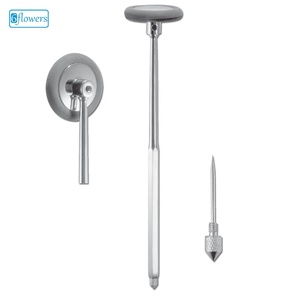 Marteau de Babinski 6 fleurs en acier inoxydable, instrument chirurgical manuel pour test neurologique plantaire, certifié CE - Product Image 1