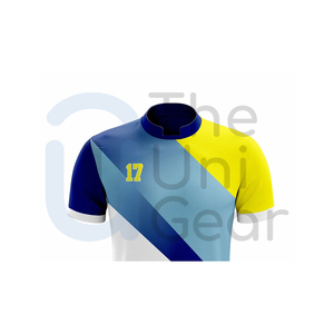 เสื้อทีมโพลีเอสเตอร์ระบายอากาศแห้งเร็วเสื้อเจอร์ซี่ย์ทีมชุดเล่นฟุตบอลออกแบบได้ตามต้องการ - Product Image 4