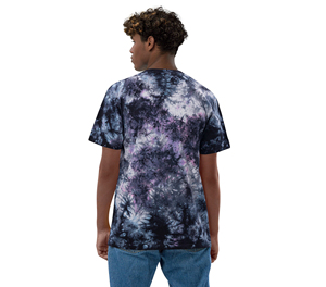 Camiseta personalizada Tie Dye Unisex Regular Fit 100% algodón Streetwear Casual Top para producción de ropa - Product Image 3