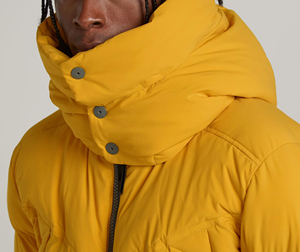 Chaqueta de Invierno Acolchada de Algodón para Hombre, Chaqueta de Moda Personalizada al por Mayor con Cierre, Cuello Alto, Secado Rápido, Estilo Urbano, Talla Grande - Product Image 4