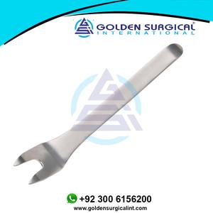 Palanca de hueso Blount OEM de 44mm de ancho con espacio de 18mm, instrumentos óseos ortopédicos de 260mm de longitud total - Product Image 2