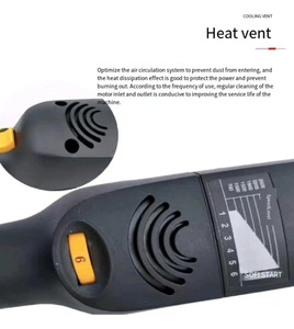 6 biến tốc độ nhỏ Máy đánh bóng sàn đánh bóng hành động kép đánh bóng ngẫu nhiên quỹ đạo xe đệm đánh bóng - Product Image 3