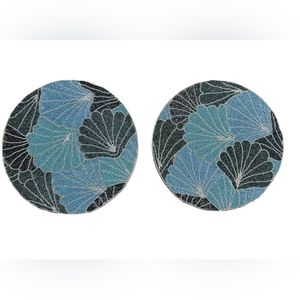 Posavasos de cristal cuadrado de animales pulidos hechos a mano, cuentas de semillas coloridas, bordado en forma de corazón, cuentas decorativas personalizables - Product Image 1