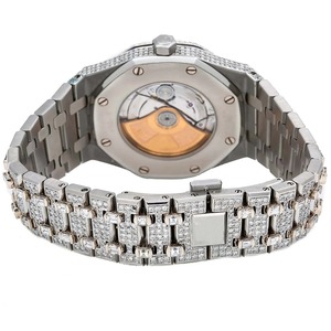 Reloj de Hip Hop de la mejor calidad, acero inoxidable, moissanita, diamante, movimiento automático, esfera Digital, reloj de negocios de lujo para hombres a la venta - Product Image 1