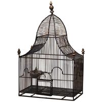 Cage à oiseaux en métal écologique faite à la main avec un design moderne pour la maison, le balcon, le patio ou l'affichage mural intérieur