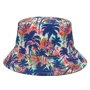 Sombrero de cubo de protección solar de verano para hombres y mujeres, gorra de Panamá con estampado de Hip Hop, Gorros de pesca, sombrero de pescador, ropa de doble cara a la moda - Product Image 5