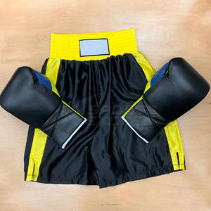 Diseña Tus Propios Shorts de Boxeo Personalizados con Logotipo Frontal, Ligeros, Transpirables y de Alta Calidad para Hombre, para Jiu Jitsu Kimono - Venta en Línea - Product Image 2