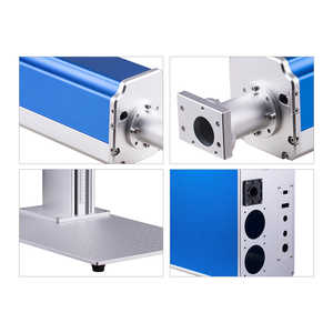 Piezas de carcasa de máquina láser de fibra de 100W, modo de punto de haz dividido de marcado de aluminio 1064nm para construcción de restaurantes - Product Image 3