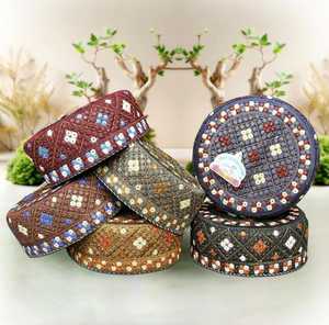 Chapeau Kufi afghan de qualité supérieure en gros, chapeau islamique traditionnel brodé dans divers styles, commandes en gros pour accessoires vestimentaires - Product Image 4