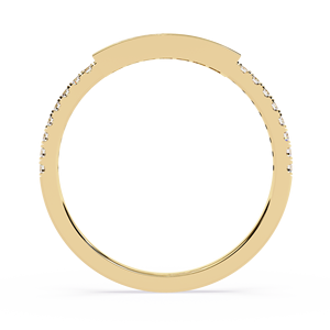 แหวนเพชรแล็บทองคำ 18K และ 14K ดีไซน์เรียบหรู แหวนแต่งงานสำหรับผู้หญิง เครื่องประดับอันงดงาม - Product Image 5