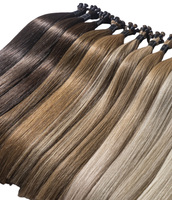 Extensions de cheveux humains russes ultra-fines et invisibles Greathairgroup, prêtes à être expédiées, micro-trame Genius, double épaisseur, 100% Remy