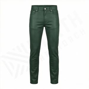 Pantalones Vaqueros Ajustados Desgastados para Hombre, Estilo Moderno, Rotos, Ajustados, Informales, Estilo Urbano, Color Personalizado, Pantalones de Moda - Product Image 1