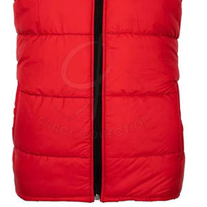 Chaleco acolchado de plumón acolchado de alta calidad, chaleco de burbuja sin mangas con logotipo impreso por encargo para hombre con Material de poliéster 100% - Product Image 6